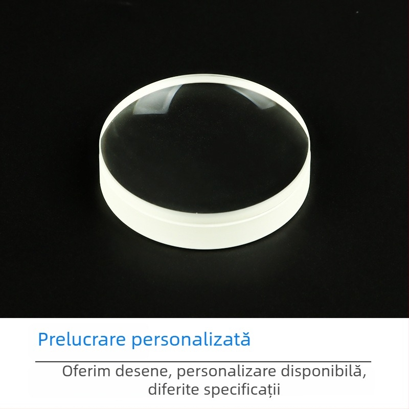 Lentilă dublu cimentată pentru colimare laser, precizie înaltă, optică acromatică, design cimentat concav-convex | Brand Haoxuan, marcă privată autorizată | Aplicații: aerospațiu, medical, militar, instrumentație