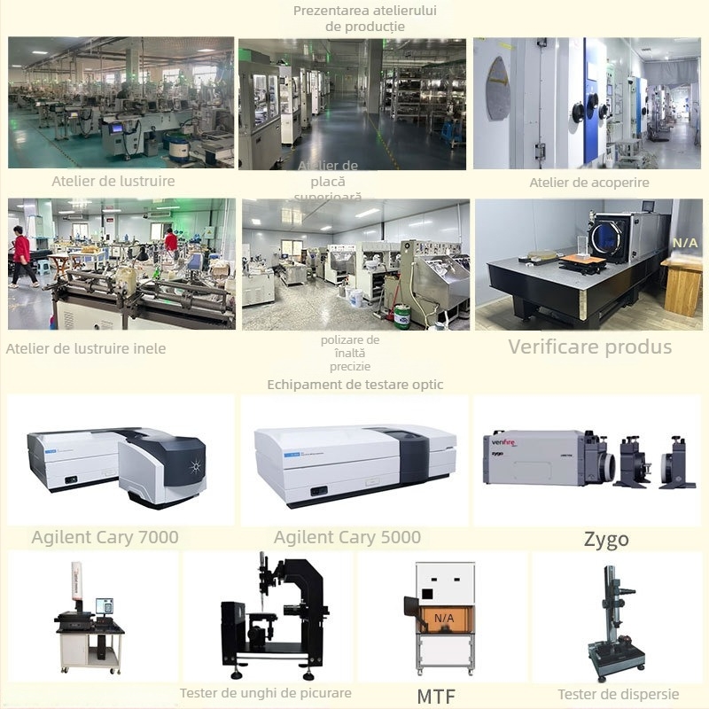Lentilă dublu cimentată pentru colimare laser, precizie înaltă, optică acromatică, design cimentat concav-convex | Brand Haoxuan, marcă privată autorizată | Aplicații: aerospațiu, medical, militar, instrumentație