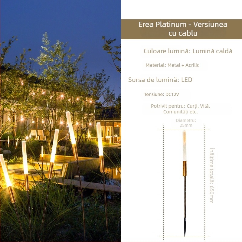 Lumină de grădină LED XY-003, Xu Ya, material: acrilic + hardware, IP65