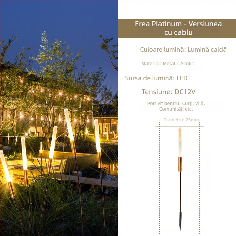 Lumină de grădină LED XY-003, Xu Ya, material: acrilic + hardware, IP65