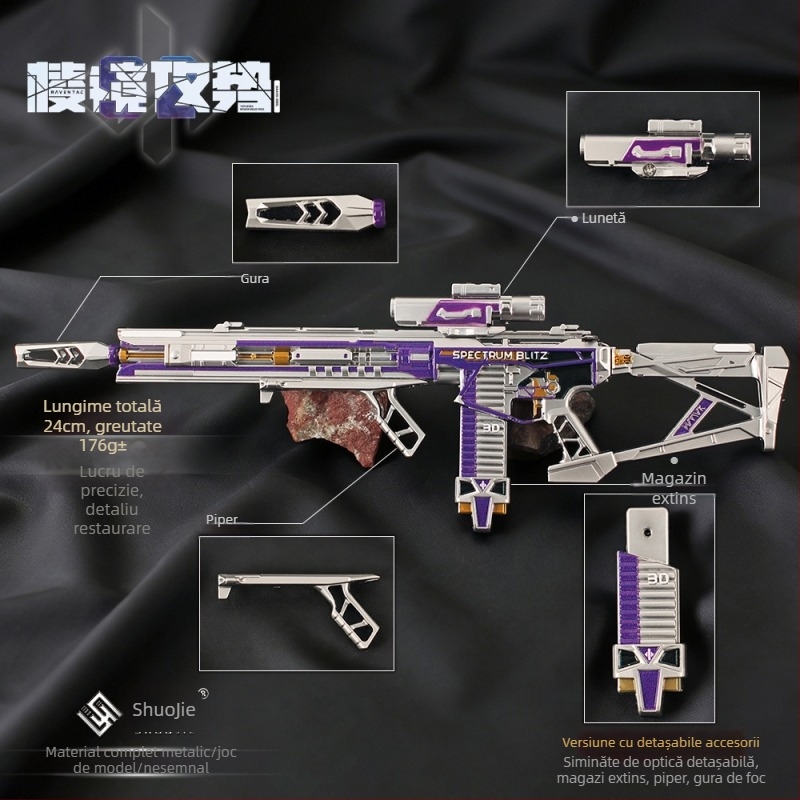 Model mecanic de afișaj M7 Prism Attack S2 – aliaj, cutie color, fără asamblare, 18+ ani