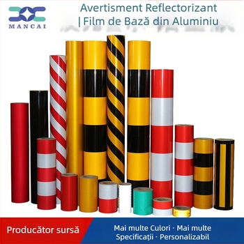 Folie reflectorizantă, material PET; seria: bază de aluminiu; marcă Mancai; cod produs mc015