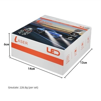 Lentilă LED cu laser pentru faruri auto, putere ultra mare pentru H7/H8/H11/9005/9006