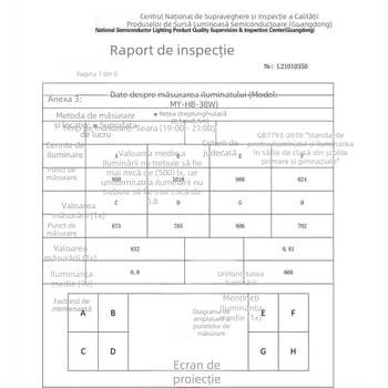 Lentilă optică din acrilic pentru iluminarea tablei de clasă, polarizată, transparență 90%, dimensiuni 22.4×10.4 mm, unghi de fascicul 90°, model 21022501