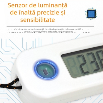 AS803A Măsurător de iluminare de înaltă precizie – luxmetru, măsurare flux luminos și intensitate a luminii, pentru uz casnic