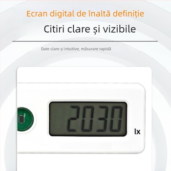 AS803A Măsurător de iluminare de înaltă precizie – luxmetru, măsurare flux luminos și intensitate a luminii, pentru uz casnic