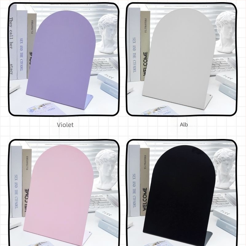 Tablă de notițe arc magnetic pentru birou – fier, stil simplu și modern, altă confecție; cadou de absolvire pentru colegi, prieteni sau colegi de clasă.