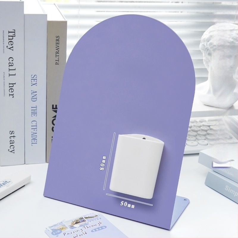 Tablă de notițe arc magnetic pentru birou – fier, stil simplu și modern, altă confecție; cadou de absolvire pentru colegi, prieteni sau colegi de clasă.