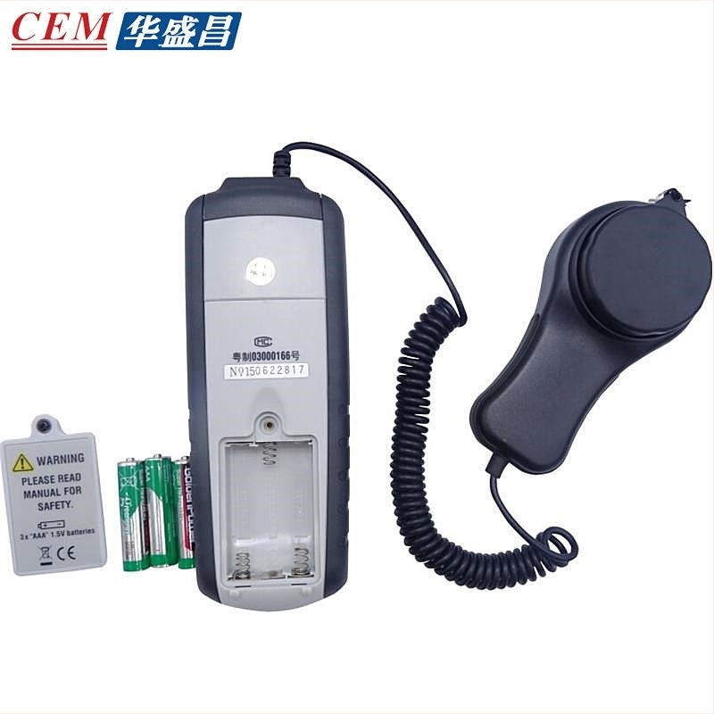 DT-3809 luxmetru cu tester LED de intensitate a luminii — Măsurători Lux/Fc/CD, Huashengchang