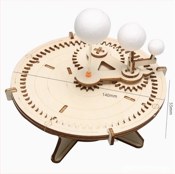 Kit STEAM pentru copii: Experimente de fizică, materiale DIY pentru tehnologie, construcție din lemn, destinat copiilor între 7 și 14 ani