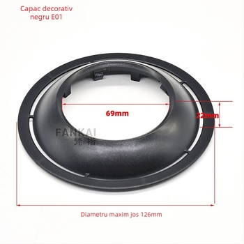 Capac decorativ de lentilă pentru faruri, 12V, 55W, 8800LM, durată de viață ≥30000h, PN e01 capac decorativ