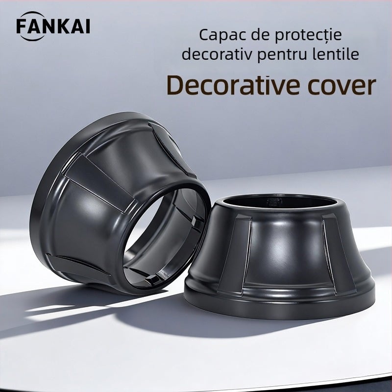Capac decorativ de lentilă pentru faruri, 12V, 55W, 8800LM, durată de viață ≥30000h, PN e01 capac decorativ
