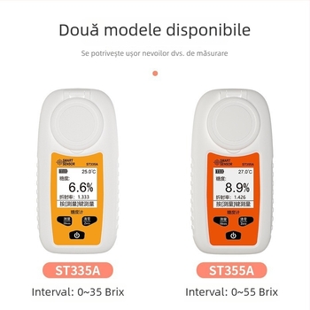 ST355A Refraktometru digital de zahăr pentru băuturi din fructe - dulceață 0-55%