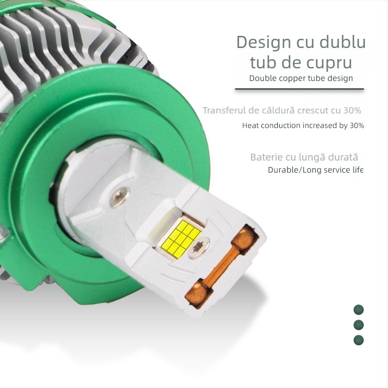 Bec LED pentru farul de cap al mașinii, 250W, 12-24V, IP67, 10000 lm, compatibil cu H1/H4/H7/H11/9005/9006/9012