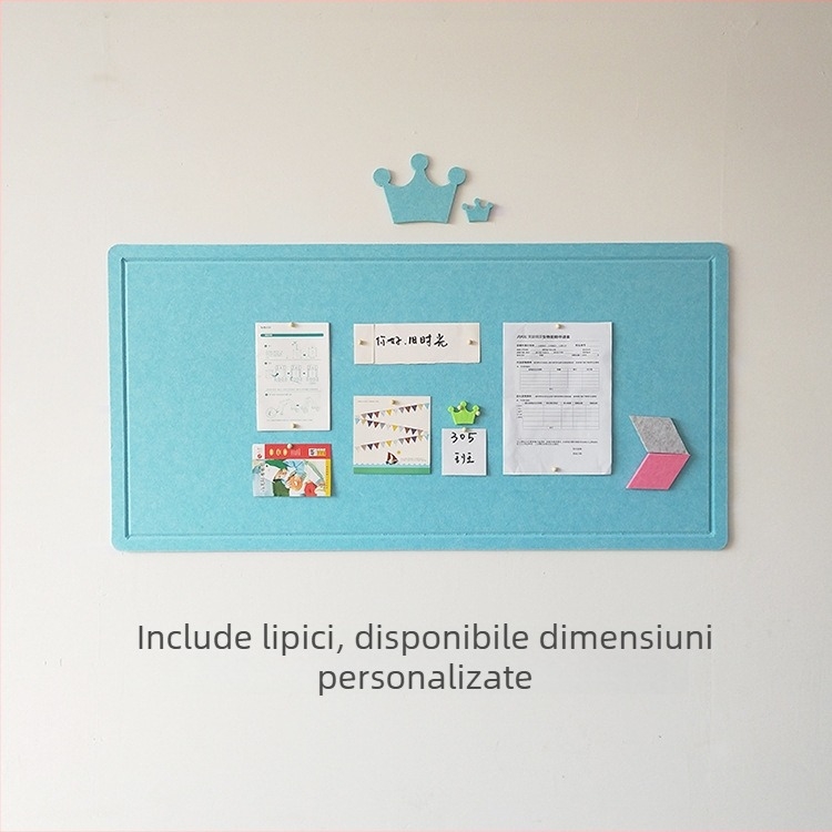 Tavlă de perete din fetru pentru grădiniță — Mengda, material poliester, artă modernă, gravură