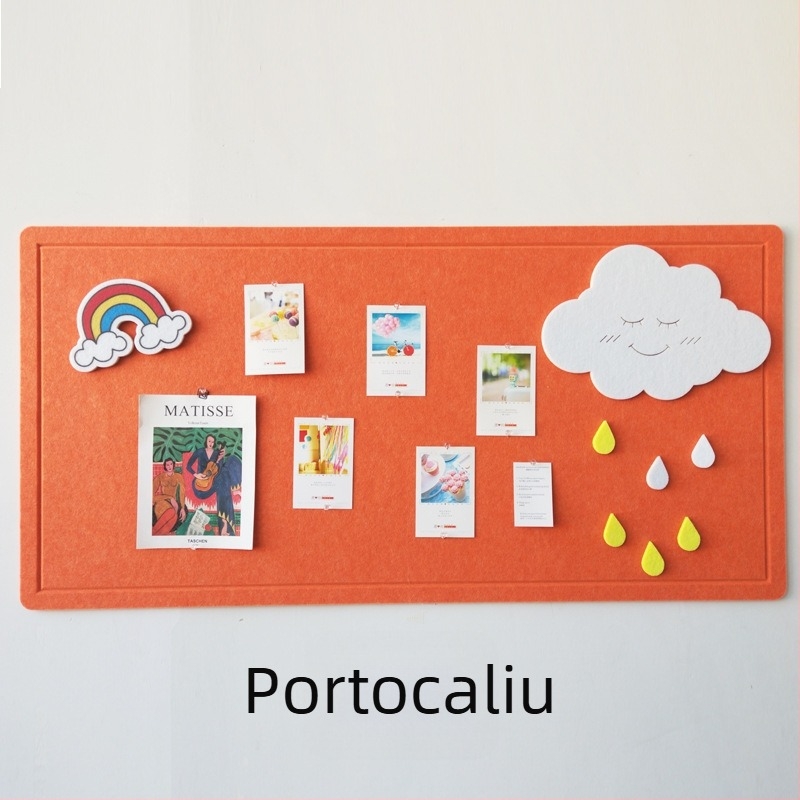 Tavlă de perete din fetru pentru grădiniță — Mengda, material poliester, artă modernă, gravură