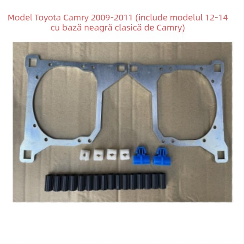 Suport lentile far Toyota Camry LED cu lentilă dublă – aliaj de aluminiu, TC-YT-06, compatibil cu Hella Q5