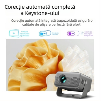 Proiector pentru casă cu focalizare automată, proiecție frontală (720p, 150 ANSI, 110-220V)