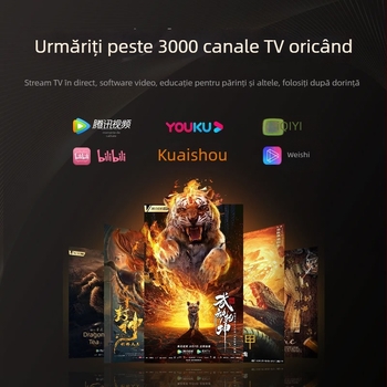 Proiector pentru casă - 1080P, luminozitate 5000 lm, putere 75W, portabil, eficiență energetică clasa I