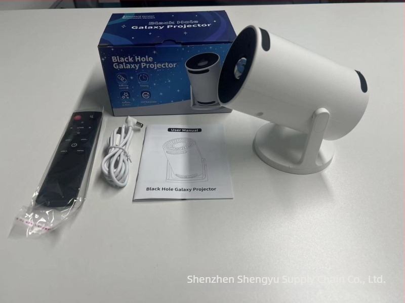 Proiector în formă de butoi cu cer înstelat — alimentare USB, lumină de noapte Bluetooth, lampă ambientală pentru masă