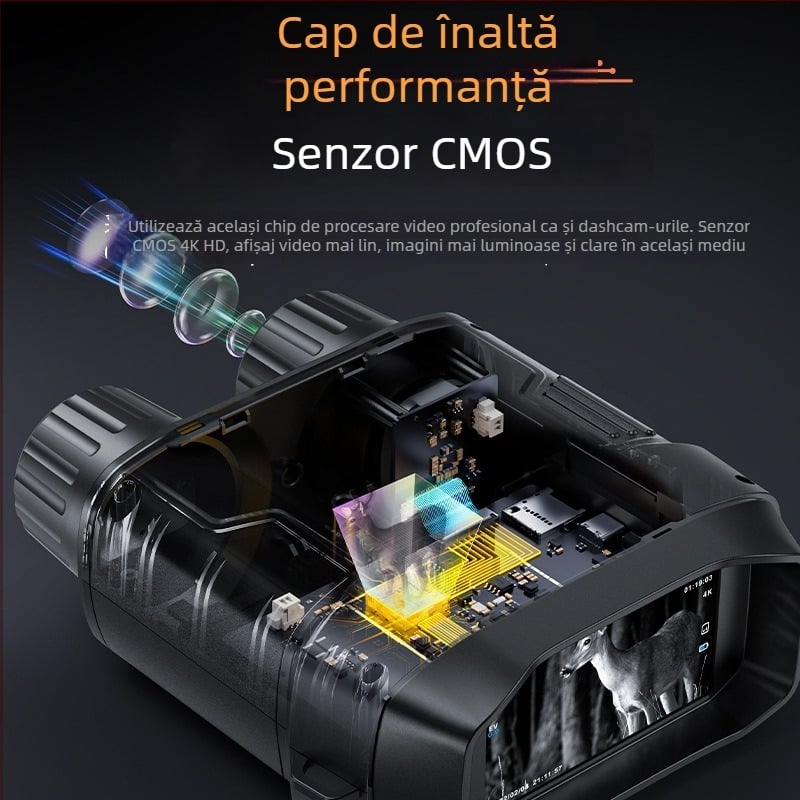 FNIRSI NVS-40 4K infraroșu dispozitiv de vedere nocturn, portabil pentru imagine nocturnă în exterior