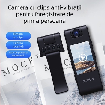 Cameră de acțiune pentru torace, senzor CCD, 20 MP, zoom optic 10x, stabilizare dublă