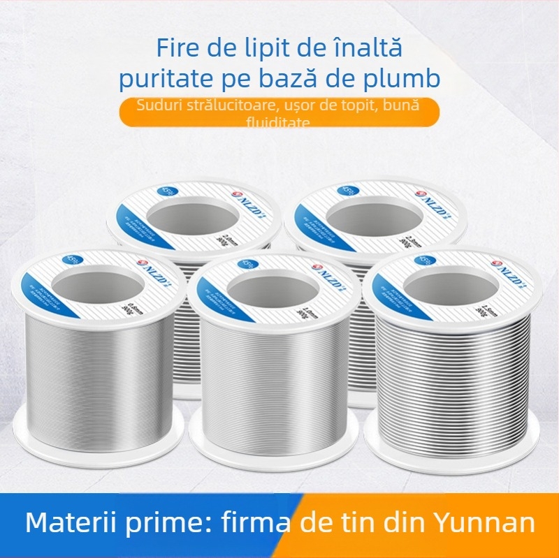 Niu Li sârmă de lipit cu miez de rosină, conținând plumb, înaltă puritate, punct de topire scăzut