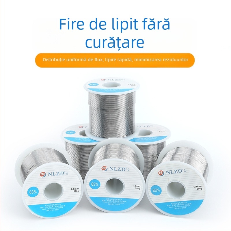 Niu Li sârmă de lipit cu miez de rosină, conținând plumb, înaltă puritate, punct de topire scăzut