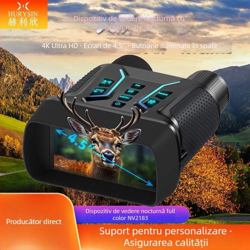 Telescop digital pentru vedere nocturnă cu infraroșu, cameră 4K HD