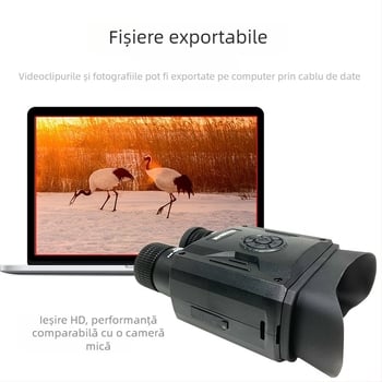 NV600PRO Binoclu USB încărcabil, ecran mare, vedere nocturnă infraroșu digitală — fotografiere și înregistrare video