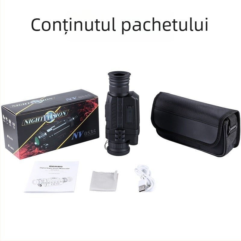 Maifeng NV0535 monoclu exterior cu vedere nocturnă digitală, infraroșu, imagine non-termică