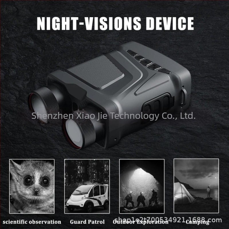 Binoclu digital pentru viziune nocturnă, înaltă definiție, infraroșu, utilizare zi/noapte