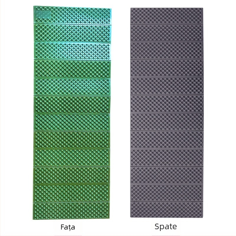 Saltea de camping rezistentă la umezeală, pliabilă, din spumă XPE, model DY-2, pentru 1–2 persoane, antiderapant și rezistent la umiditate