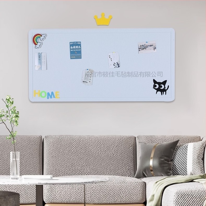 Sticker de perete din fetru – Xiao jia, fibră de poliester, stil modern, gravură