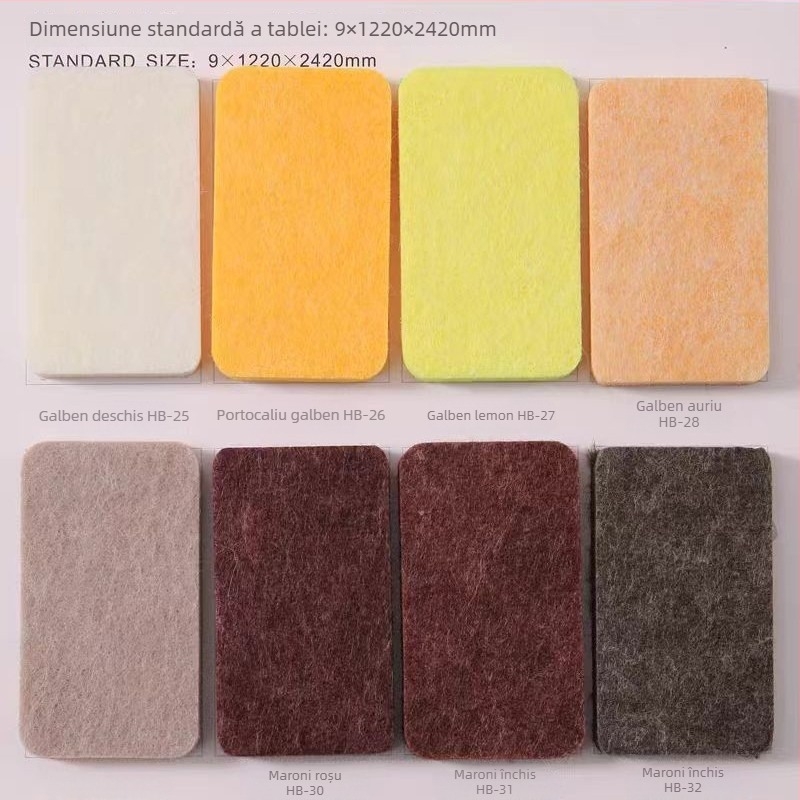 Sticker de perete din fetru – Xiao jia, fibră de poliester, stil modern, gravură