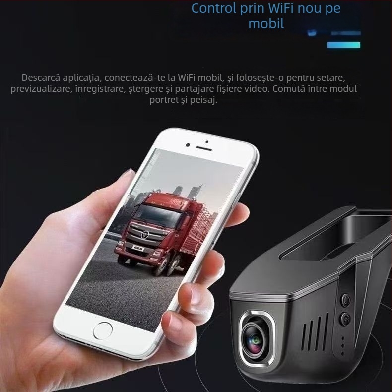 Dash cam pentru Honda Civic Xingyu, fără fir, 2160p, unghi de vedere 170°, înregistrare duală, montaj ascuns, 11-a generație