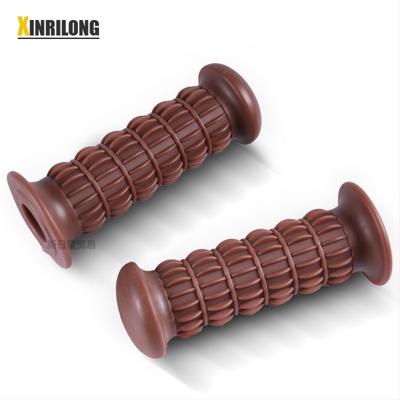 Capac de ghidon pentru motocicletă din cauciuc ecologic, Brand New Rilong, Stil Knight Armor, Procesare personalizabilă