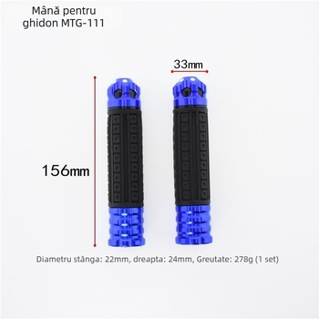 Kit de retrofit pentru ghidon motocicletă – MTG-111 cap rotativ pentru mâner, MOTOTIGER (aliaj de aluminiu 6063)