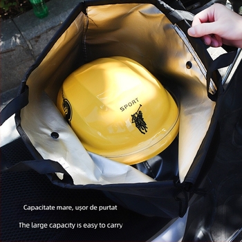 Geantă pentru cască Riding Iron – husă textilă cu șnur, din Oxford impermeabil, pentru căști de motocicletă, sport și schi