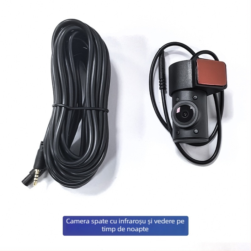 Beacon Road Cameră pentru vizualizare din spate - unghi 170°, 1080p, F1.6, Vedere de noapte, pentru montaj pe parbrizul din spate sau carcasa lampii plăcii