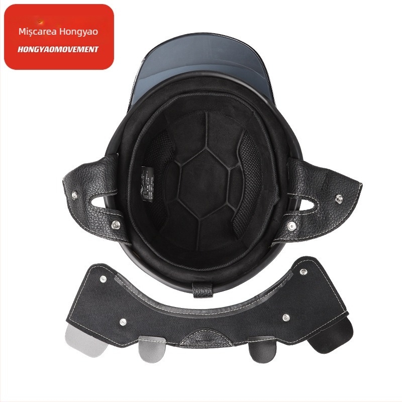 Cască half pentru motociclete electrice | Material ABS, certificat 3C, unisex, pentru naveta urbană