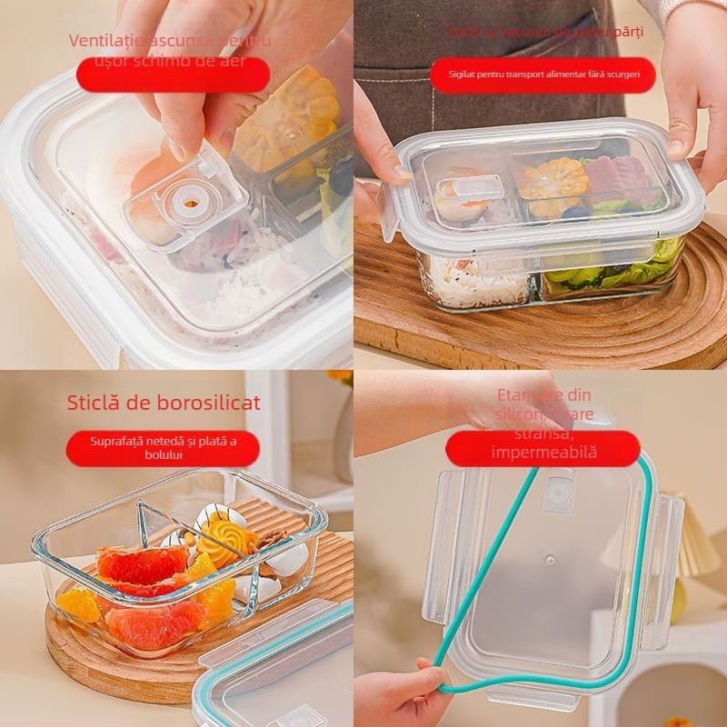 Cutie pentru alimentație cu capac sigilat Yilan, plastic, păstrarea prospețimii, stil modern simplu