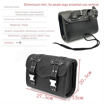 Geantă pentru spatele scuterului/motocicletei — material EVA, stil Knight, marcă Chuangyi