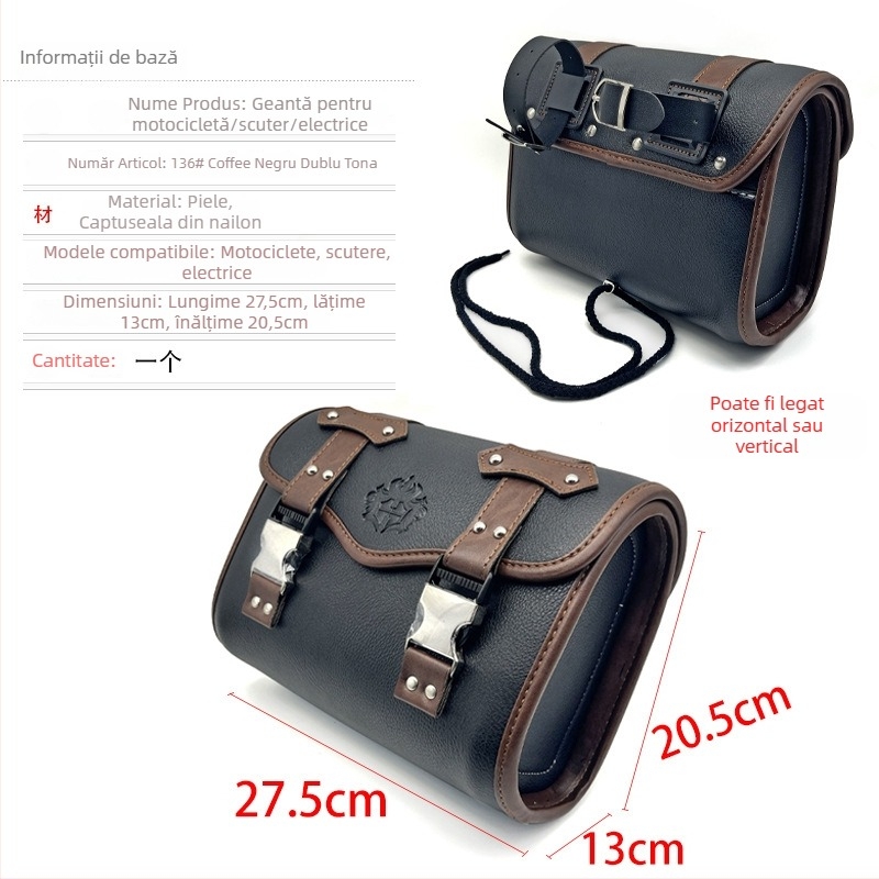 Geantă pentru spatele scuterului/motocicletei — material EVA, stil Knight, marcă Chuangyi