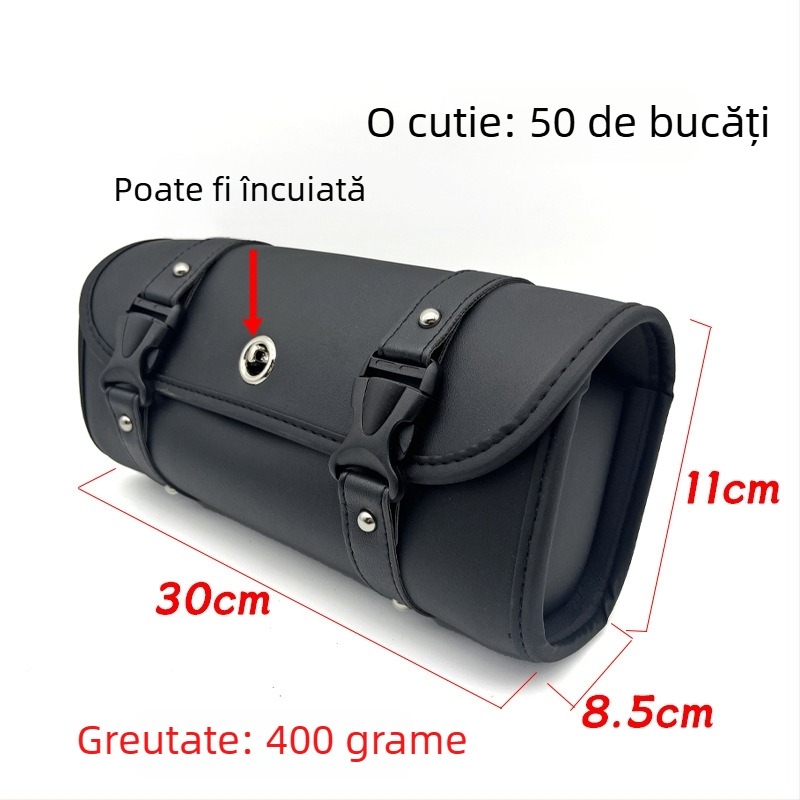 Geantă din piele PU Knight bag pentru motocicletă, scuter și bicicletă electrică — genți frontale și spate, genți laterale, marca Chuangyi