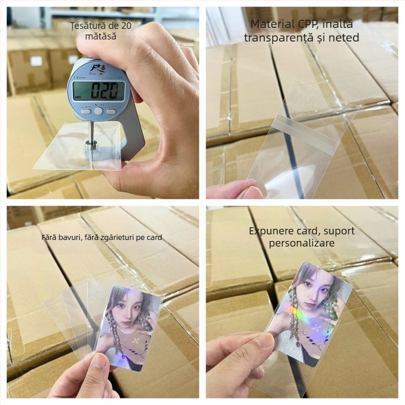 Haoding CPPS pungă ziplock pentru ambalarea bijuteriilor, etanșare anti-praf, 25 mm