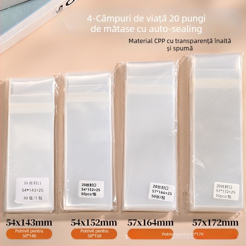Haoding CPPS pungă ziplock pentru ambalarea bijuteriilor, etanșare anti-praf, 25 mm