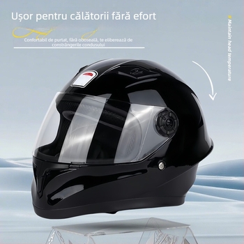 Cască pentru copii cu față completă, din ABS, pentru ciclism, karting și motociclete mici — unisex, toate sezoanele, pentru vehicule electrice