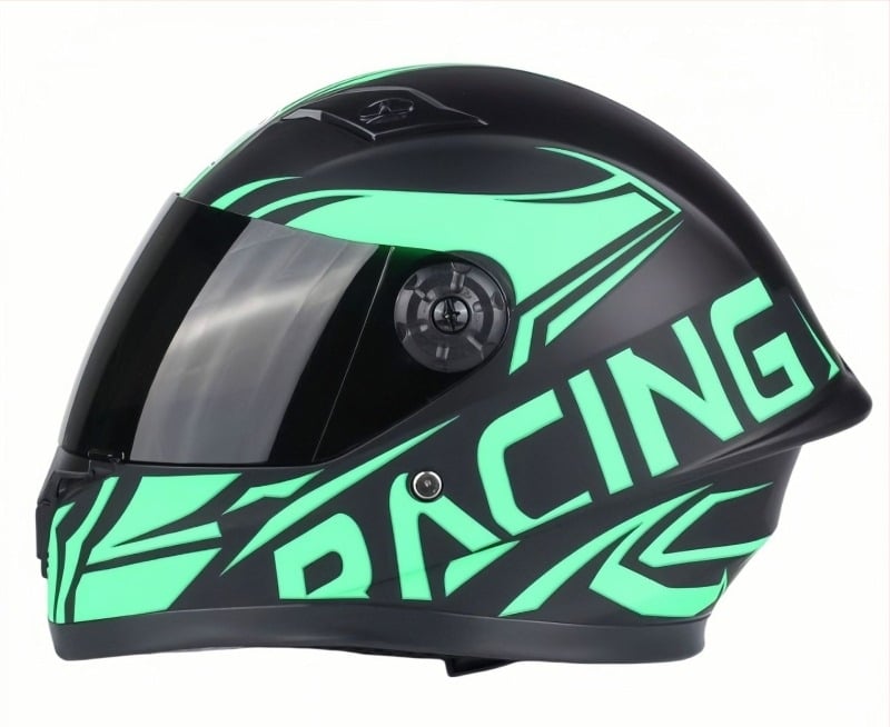 Cască pentru copii cu față completă, din ABS, pentru ciclism, karting și motociclete mici — unisex, toate sezoanele, pentru vehicule electrice