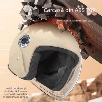 Casca de iarnă pentru vehicul electric – ABS, semi-cască, pentru adulți, GB811-2022B certificat